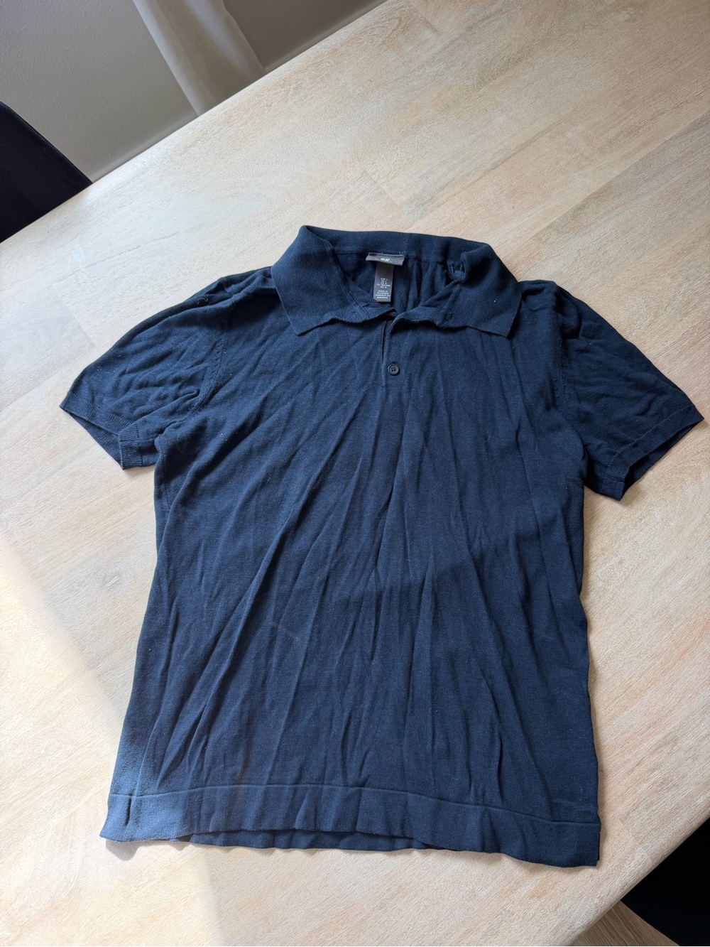Men's Navy Polo Shirt - Classic Short Sleeve
